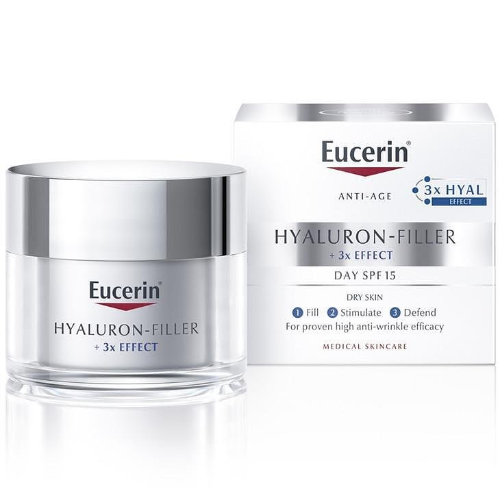 Eucerin, Hyaluron Filler Day Cream, дневен крем против бръчки, 50 мл