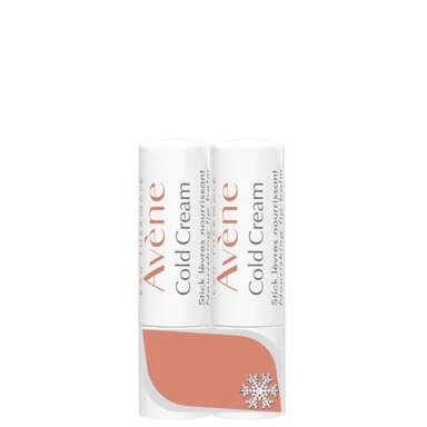 Avene Cold Cream, Стик за устни с колд крем, Комплект 2 броя, 4 г