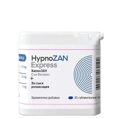 HypnoZan Express, за сън и релаксация, 30 таблетки от Valentis