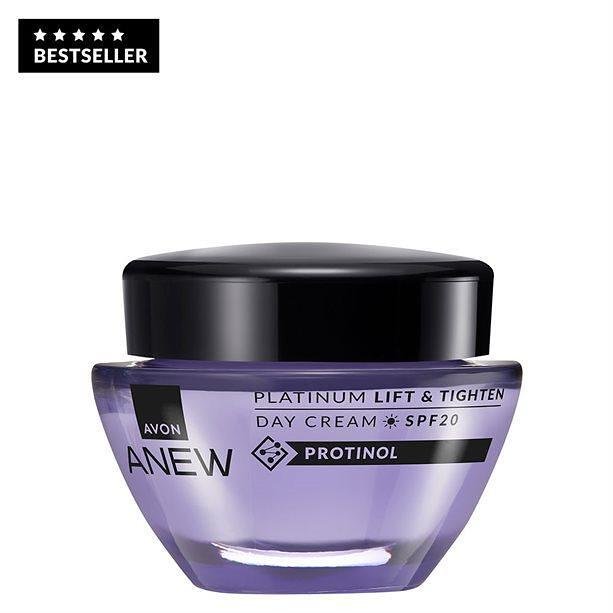 Стягащ и повдигащ дневен крем Anew Platinum със SPF20