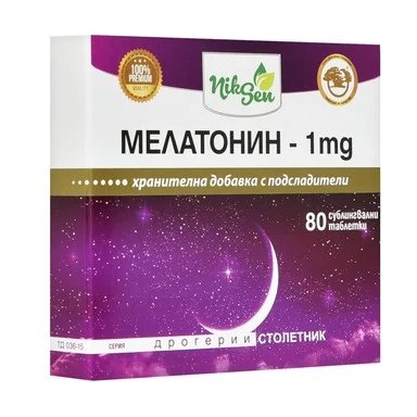Мелатонин, 1 мг, 80 таблетки от Niksen