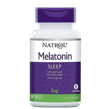 Мелатонин за пълноценен сън, 1 мг, 90 таблетки от Natrol