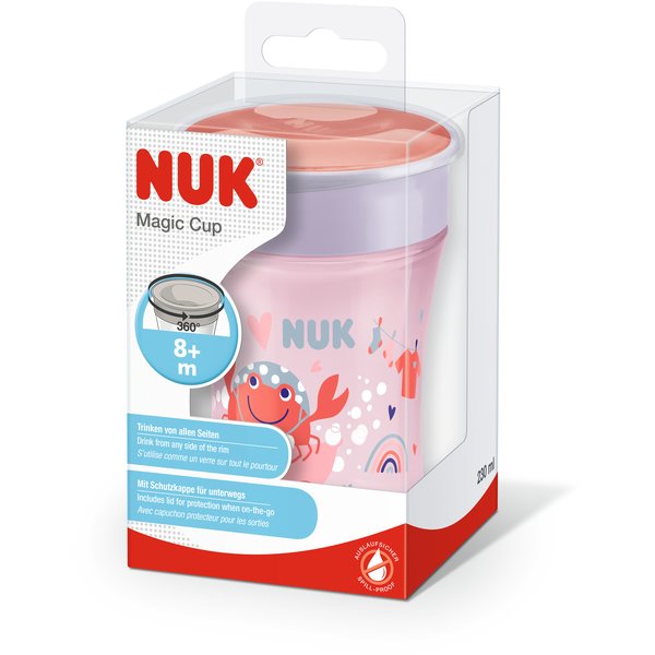 NUK Evolution Magic cup, чаша за 8+ месеца, 230 мл