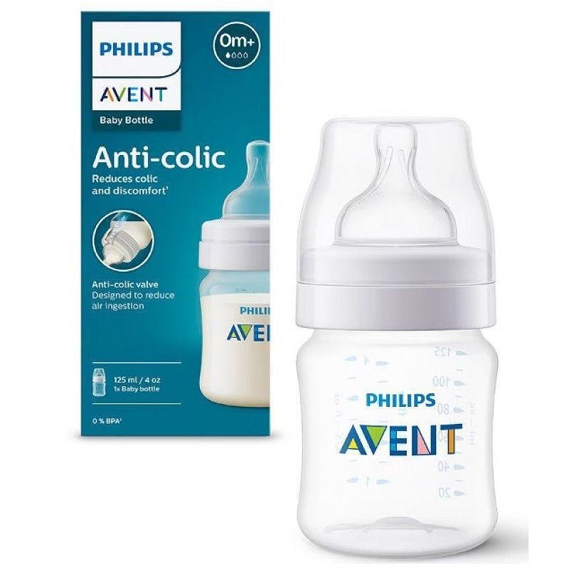 Philips Avent Classic+ Шишe, 125 мл и биберон с 1 дупка, 0+ месеца