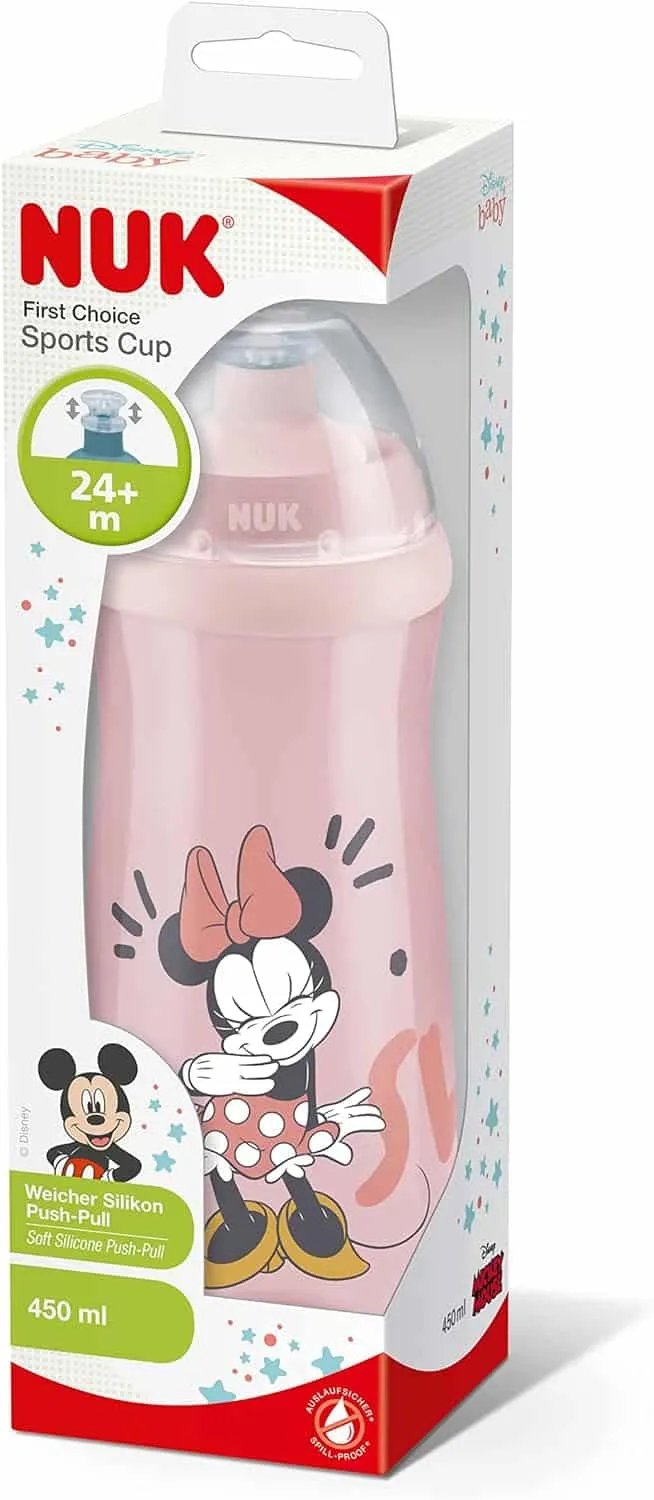 NUK Sports Mickey, чаша със силиконова клапа, 24+ месеца, 450 мл