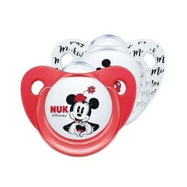 NUK Mickey, Силиконова залъгалка, 0-6 месеца, 1 брой