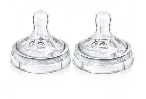 Philips Avent Natural, Биберон с 1 дупка за 0+ месеца, 2 броя