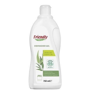 Friendly Organic, Гел за съдомиялна машина, 750 мл