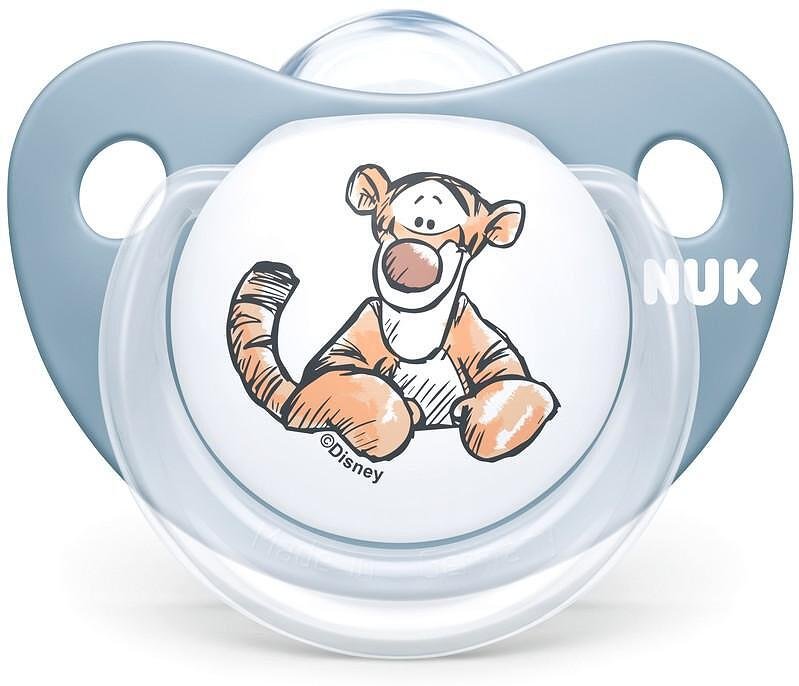 NUK Disney, Силиконова залъгалка с кутийка, 6-18 месеца
