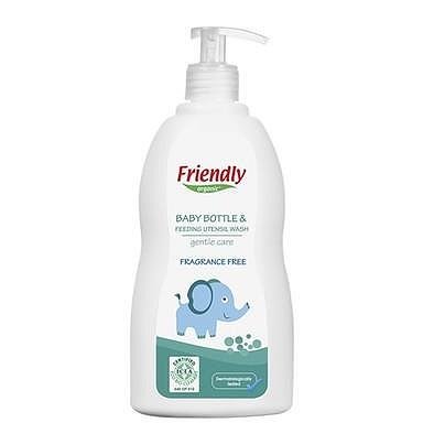 Friendly Organic, Препарат за измиване на бебешки шишета и съдове, 500 мл
