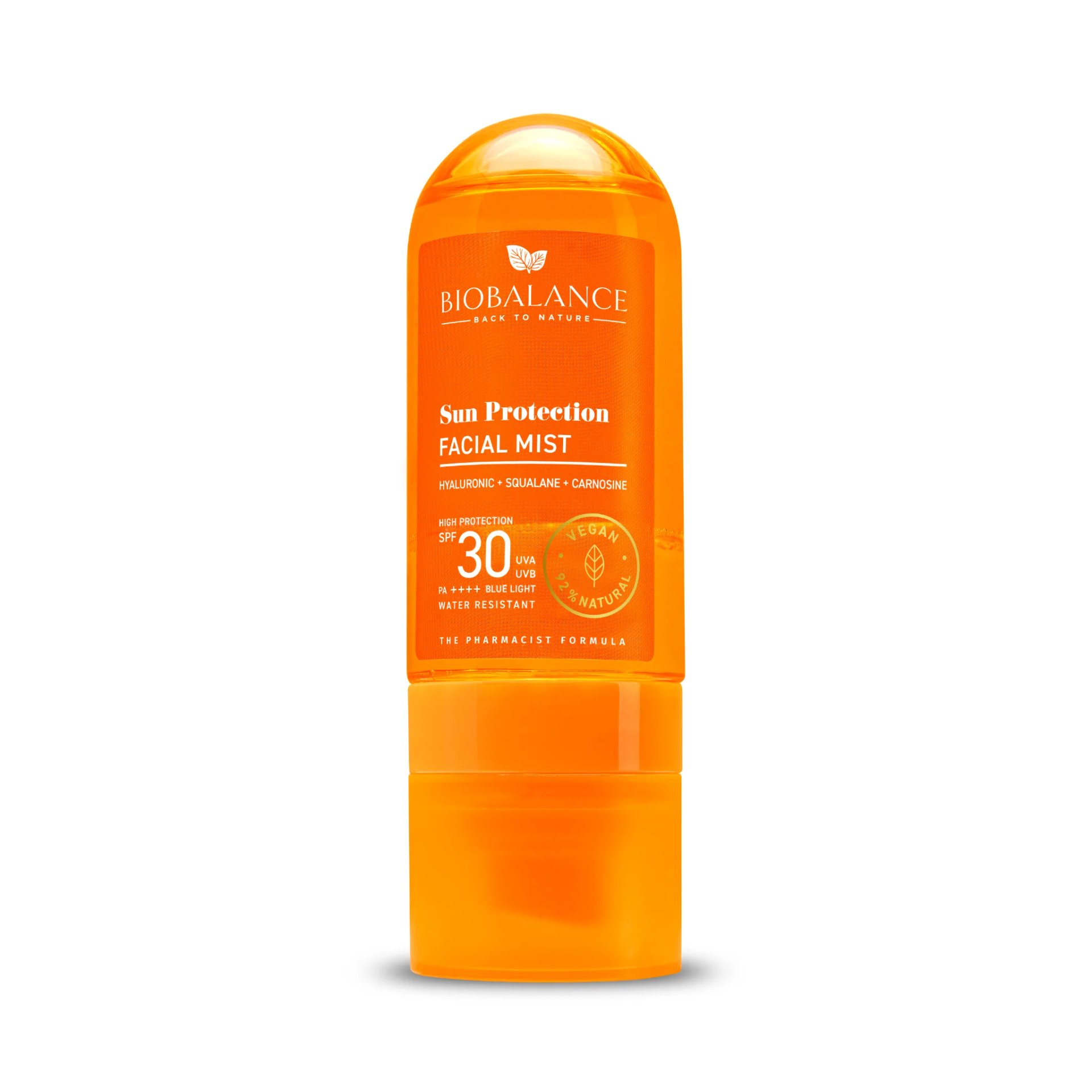 BIOBALANCE СЛЪНЦЕЗАЩ. МИСТ ЗА ЛИЦЕ SPF 30, 80 мл