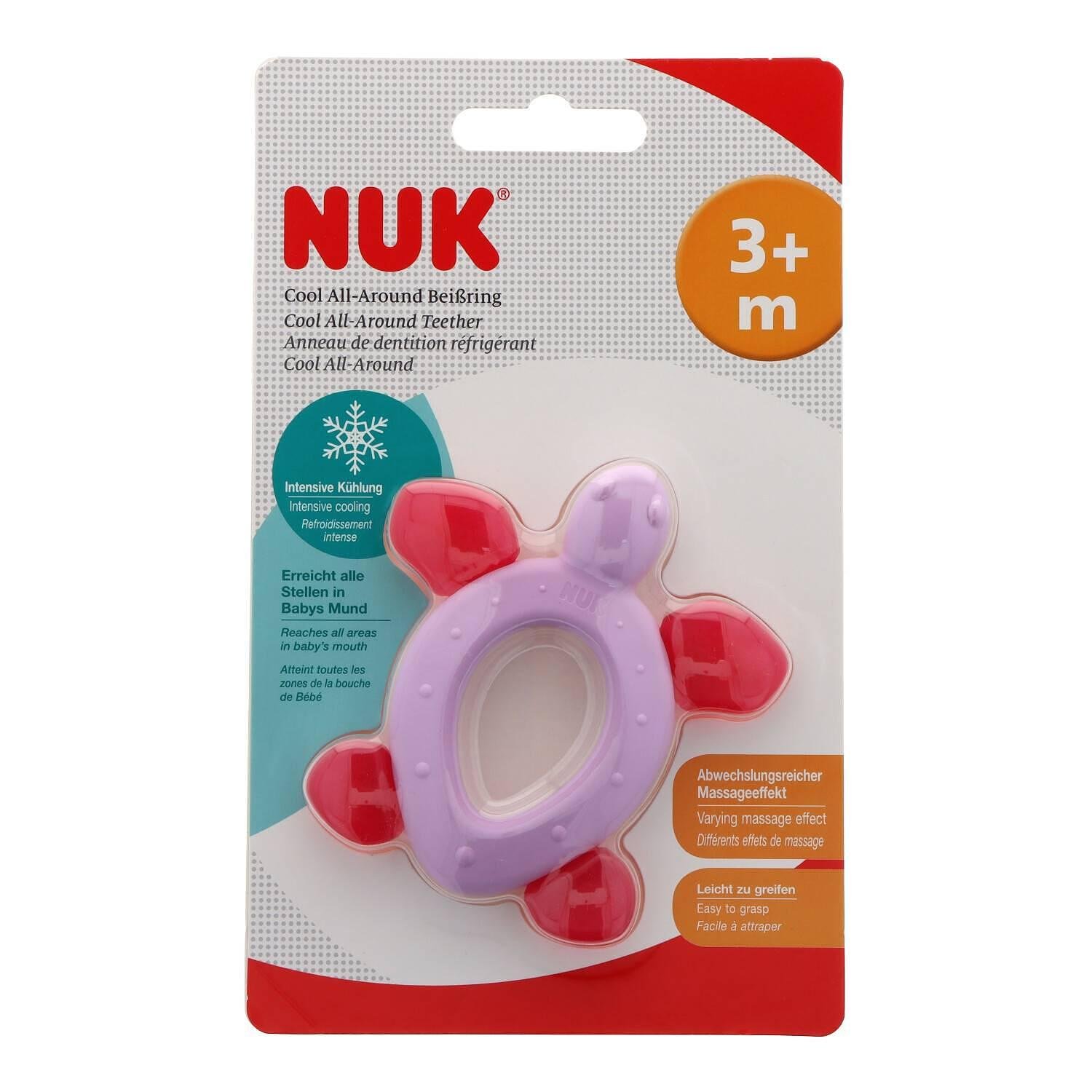 NUK, Охлаждаща чесалка за зъби, 3+ месеца, 1 бр