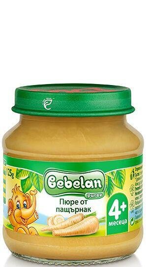 Bebelan, Ново! БИО пюре Пащърнак 4+м, 125г