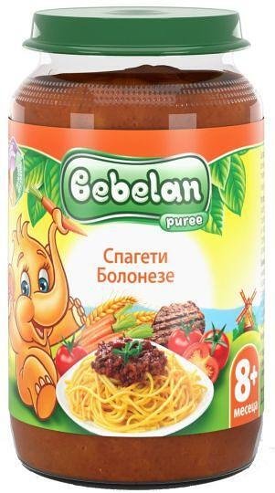 Bebelan, Меню Спагети Болонезе, 8+м. 220г