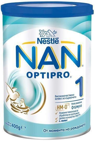 Nestle NAN 1 Optipro 400г – Мляко за новородени