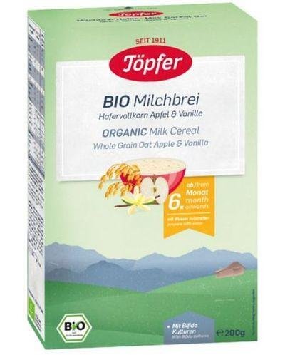 Töpfer Lactana, Мл. Био каша Лактана с Пълноз.Овес, Яб.и Ванилия, 6+м, 200г