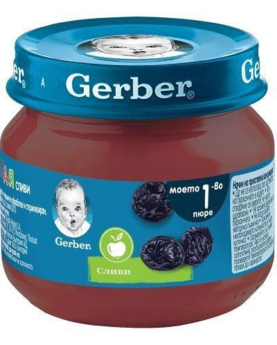Gerber, пюре от Сливи 80г