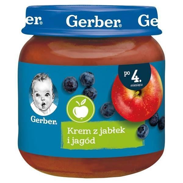 Gerber, Боровинки и Ябълка 5+м. 125г