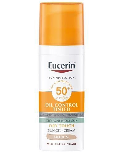 Eucerin Sun Oil Control Tinted Face Gel-Cream SPF50+ Medium
