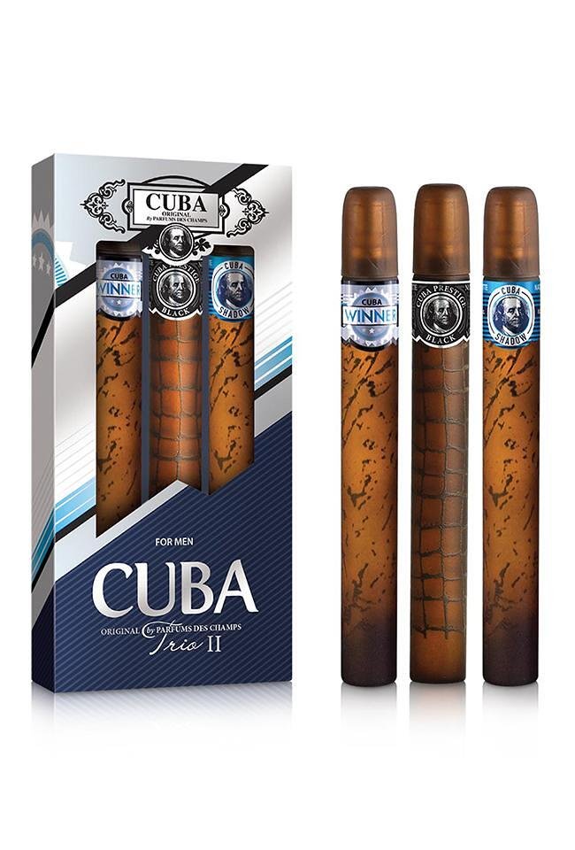 CUBA TRIO II (SHADOW+WINNER+ PRESTIGE BLACK/ EDT 35ml) KT H