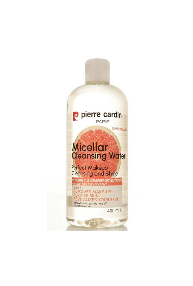 PIERRE CARDIN МИЦЕЛАРНА ВОДА ЗА ЛИЦЕ РОЗОВ ГРЕЙПФРУТ И ВИТАМИН С 400 ml