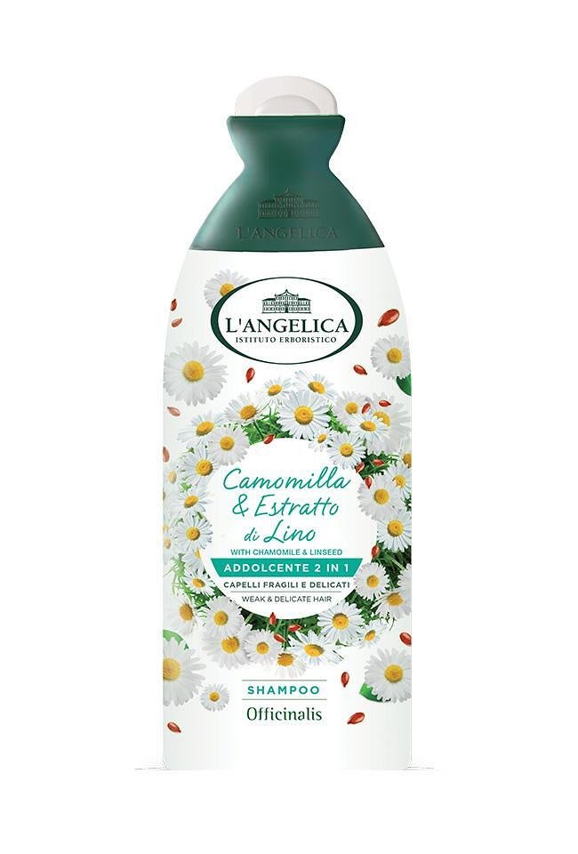 L'ANGELICA OFFICINALIS ШАМПОАН И БАЛСАМ 2В1 С ЕКСТРАКТИ ОТ ЛАЙКА И ЛЕНЕНО СЕМЕ 250мл