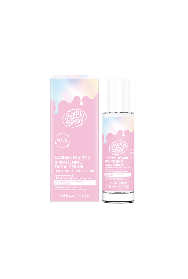 BODY BOOM BASIC СЕРУМ ЗА ЛИЦЕ КОРИГИРАЩ И ОЗАРЯВАЩ 30МЛ