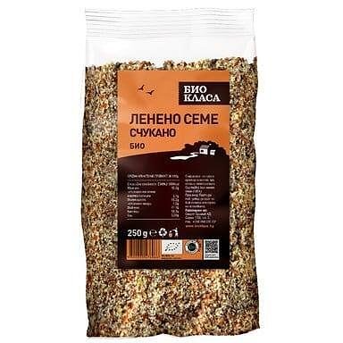 Ленено семе счукано, 250г от Био Класа