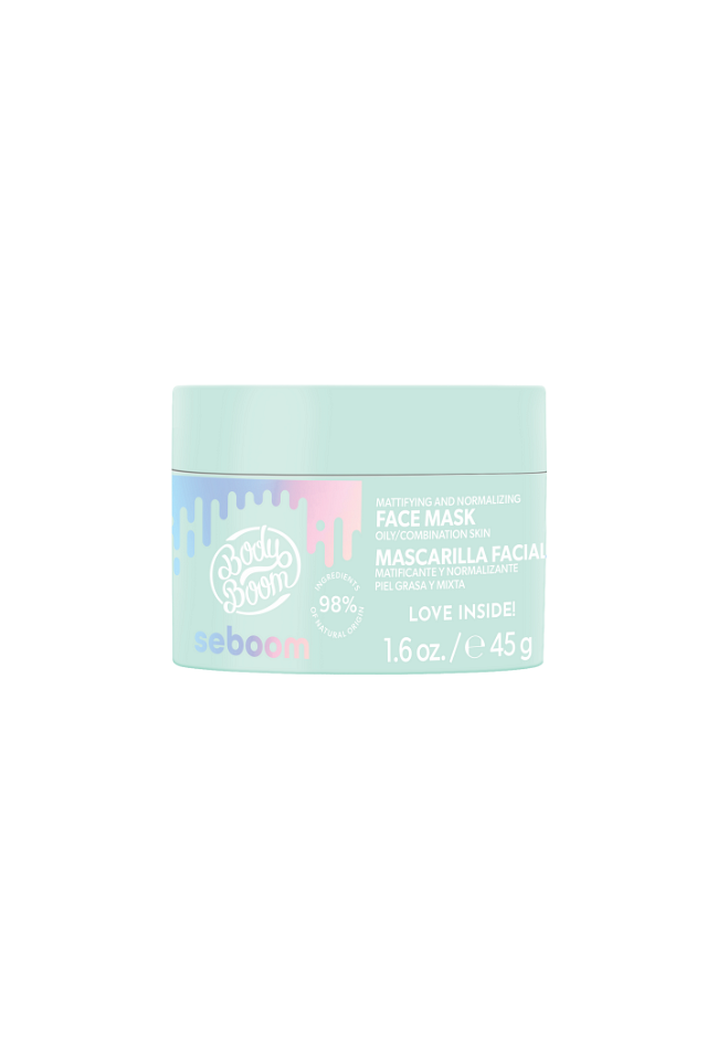 BODY BOOM SEBOOM МАСКА ЗА ЛИЦЕ МАТИРАЩА И НОРМАЛИЗИРАЩА 45ГР
