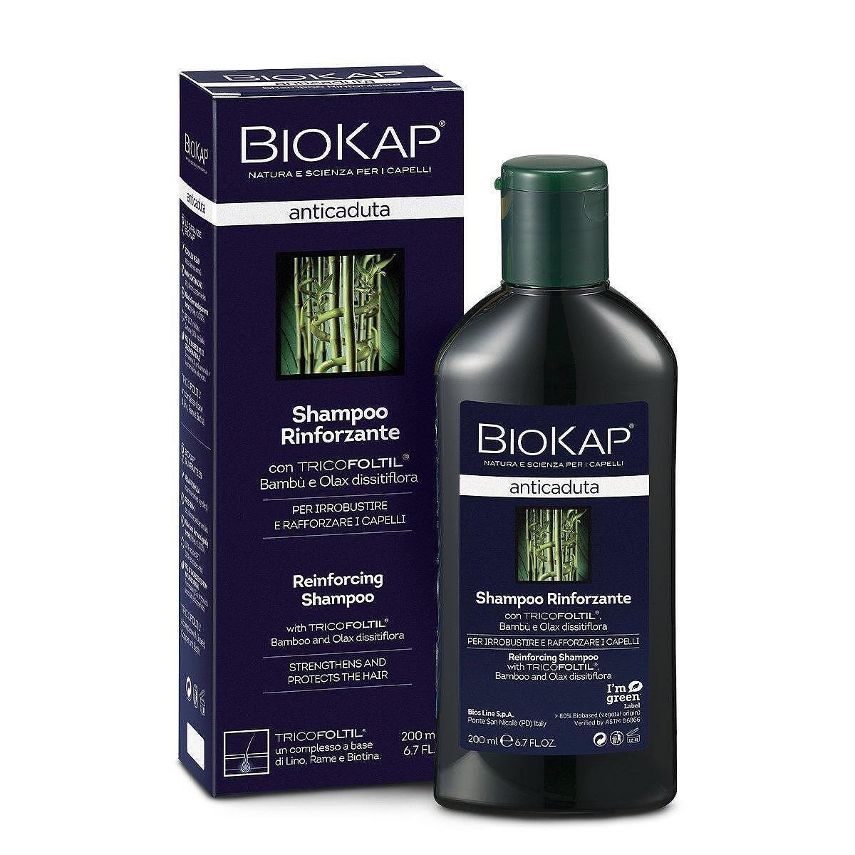 Подсилващ шампоан против косопад, BioKap, 200 мл