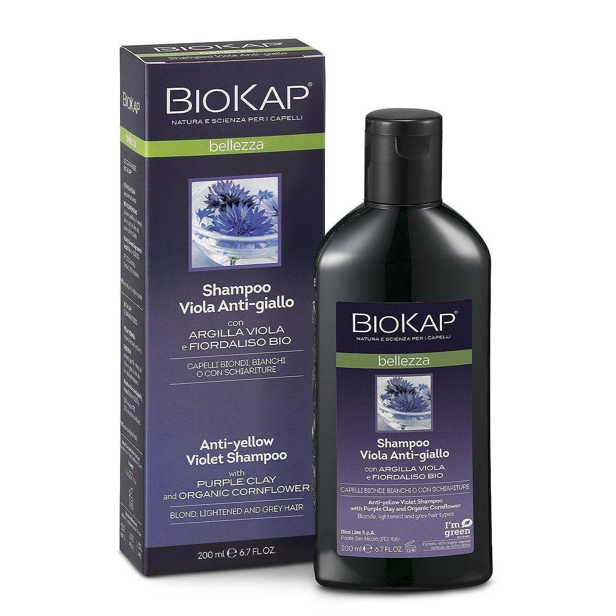 Шампоан против жълти оттенъци, BioKap, 200 мл