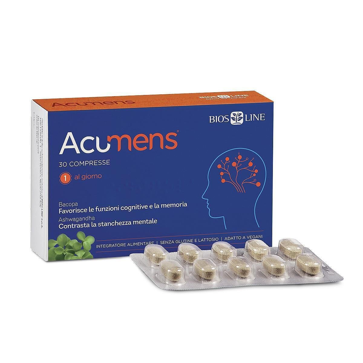 Acumens – за подкрепа на когнитивната функция и паметта – 30 таблетки