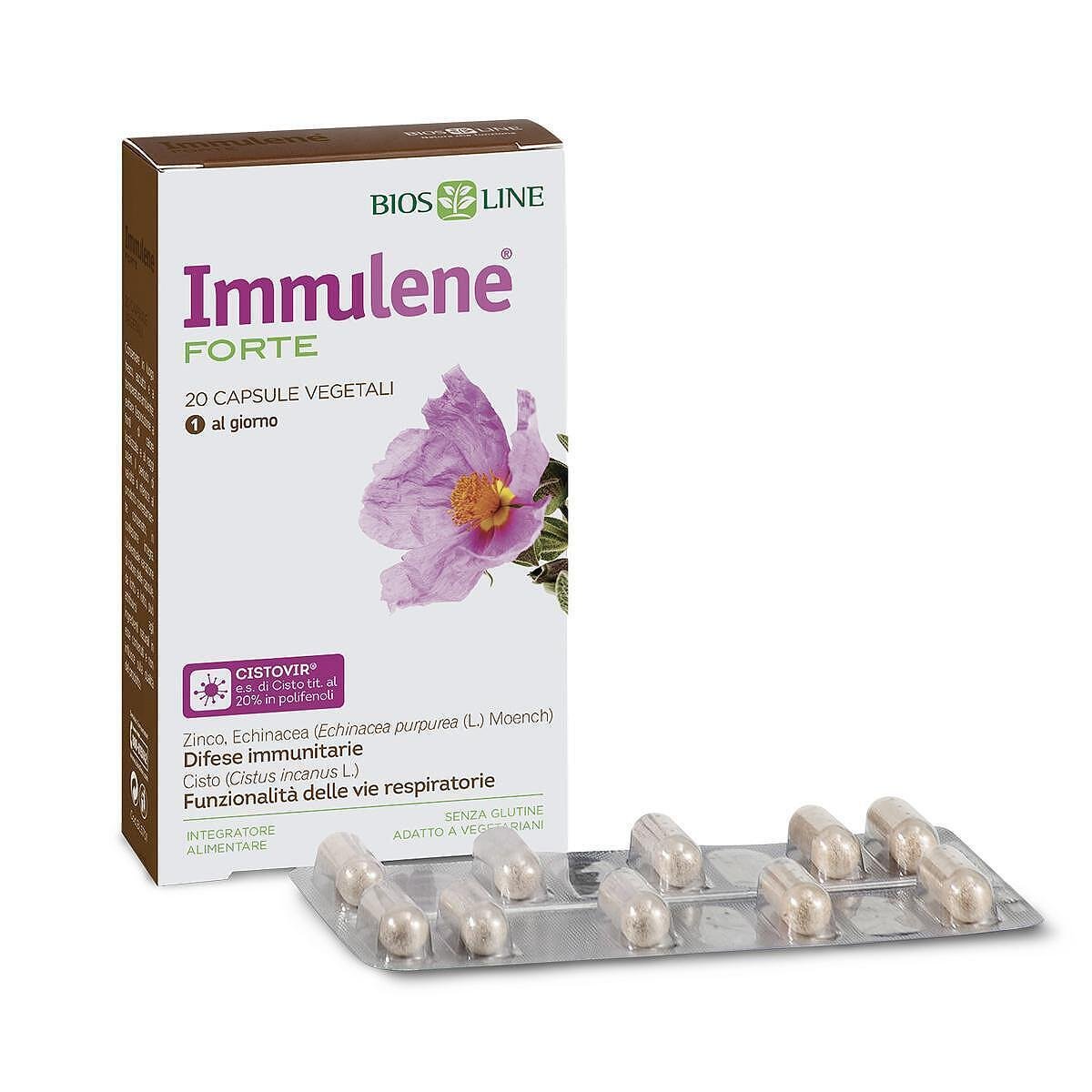 Immulene Forte – за силен имунитет – 20 капсули