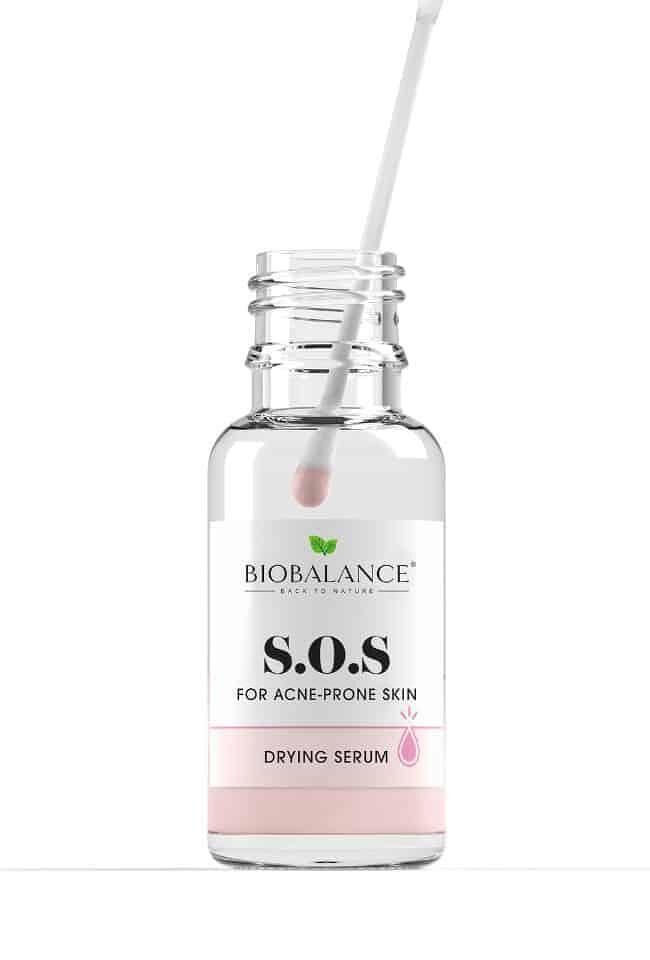 BIOBALANCE S.O.S СЕРУМ ИЗСУШАВАЩ СРЕЩУ АКНЕ, 20 МЛ