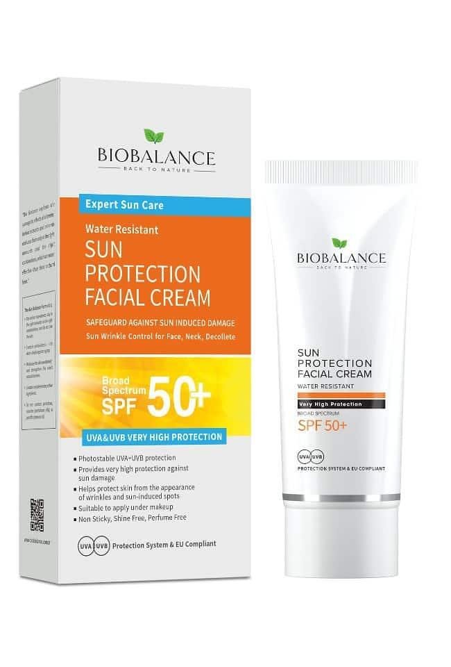 BIOBALANCE СЛЪНЦЕЗАЩ. КРЕМ ЗА ЛИЦЕ И ДЕКОЛТЕ 50+ SPF, 75 МЛ